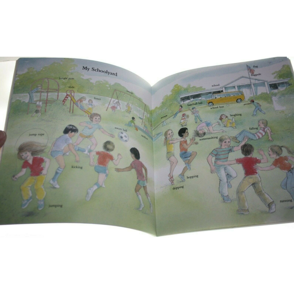 3/$15 Two 1980's Child Learning Books My First Words & Pound Puppies Fun A to Z - Picture 5 of 5